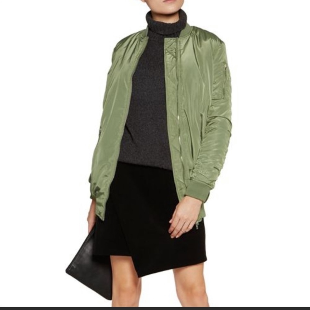 Walter Baker Long Bomber Jacket